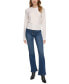 ფოტო #5 პროდუქტის Women's Studded Crewneck Long-Sleeve Top