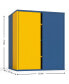 Фото #2 товара Modern Yellow & Blue Storage Cabinet