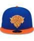 Фото #3 товара Головной убор New Era мужской синий, оранжевый New York Knicks Gameday Gold Pop Stars 59FIFTY