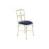 Фото #1 товара Обеденный стул DKD Home Decor Синий Позолоченный 45 x 42 x 88,5 cm