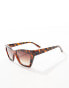 Фото #8 товара AJ Morgan razzy cateye sunglasses in tortoiseshell