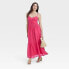 Фото #2 товара Women's Maxi Sundress - Universal Thread Pink S