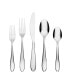 Delia Mirror 42 Piece Stainless Steel Flatware Set, Service for 8