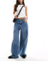 Polo Ralph Lauren Sport Capsule wide leg jeans in mid blue wash