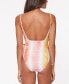 Фото #2 товара Sanctuary Desert 281480 Dreamer Square Neck High-Leg Swimsuit, Size X-Small