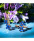 ფოტო #7 პროდუქტის Blueberry Sapphire (1-1/2 ct. t.w.) & Nude Diamond (1/5 ct. t.w.) Flower Statement Ring in 14k Rose Gold