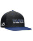 Фото #1 товара Branded Men's Black/Blue Tampa Bay Lightning Alternate Jersey Adjustable Snapback Hat
