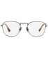 ფოტო #2 პროდუქტის RX8157V Frank Titanium Optics Men's Square Eyeglasses