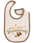 Baby My First Thanksgiving Teething Bib One Size