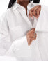 Фото #3 товара COLLUSION oversized shirt in white