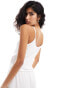 Фото #2 товара Lindex pointelle pyjama tank top in white