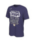 ფოტო #3 პროდუქტის Big Boys Purple College Football Playoff 2024 Sugar Bowl Champions Locker Room T-shirt