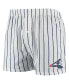 ფოტო #3 პროდუქტის Men's White, Navy Chicago White Sox Vigor Pinstripe Boxer Shorts