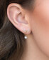 Фото #2 товара Crystal Mini Bow Dew Drop Earrings