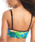 Фото #2 товара Women's Tropical-Print Long Line Bikini Top, Created for Macy's