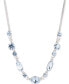 Фото #1 товара Crystal Frontal Necklace, 16" + 3" extender