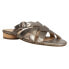 Фото #2 товара VANELi Brogan Metallic Slide Womens Size 5.5 N Casual Sandals 310120