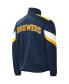 Фото #4 товара Куртка с полной молнией Milwaukee Brewers Earned Run G-III Sports by Carl Banks для мужчин, цвет Navy