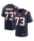 Фото #3 товара Men's John Hannah Navy New England Patriots Game Retired Player Jersey