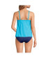 ფოტო #2 პროდუქტის Women's Chlorine Resistant Tulip Hem Tankini Swimsuit Top