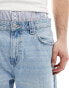 Фото #5 товара Bershka baggy jean with boxer waistband in blue