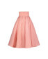 ფოტო #2 პროდუქტის Women's Faille High Waisted Midi Skirt