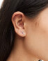 Фото #4 товара Kingsley Ryan Sterling Silver gem set star ear crawler in silver