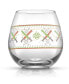 Фото #5 товара Star Wars Ugly Sweater Collection 15 oz Stemless Drinking Glass, Set of 4