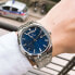 Фото #5 товара Наручные часы Tissot Men's Swiss Automatic Gentlemen Black Leather Strap Watch 40mm.
