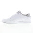Фото #5 товара Reebok Club Memt Mens White Leather Lace Up Lifestyle Sneakers Shoes