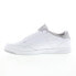 Reebok Club Memt Mens White Leather Lace Up Lifestyle Sneakers Shoes