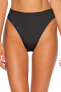 Фото #1 товара Becca by Rebecca Virtue 269004 Women's High Waist Bikini Bottom Swimwear Size S