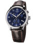 ფოტო #9 პროდუქტის Men's Swiss Chronograph Chrono XL Classic T-Sport Brown Leather Strap Watch 45mm