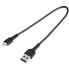 Фото #2 товара StarTech.com 12" (30cm) Durable Black USB-A to Lightning Cable - Heavy Duty Rugged Aramid Fiber USB Type A to Lightning Charger/Sync Power Cord - Apple MFi Certified iPad/iPhone 12 - Black - USB A - Lightning - 0.3 m - Male - Male