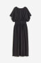 Фото #6 товара Платье H&M со смесью шелка и завязкой в талии