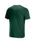 ფოტო #4 პროდუქტის Men's NFL X Staple Hunter Green Green Bay Packers Lockup Logo Short Sleeve T-shirt