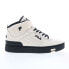 Фото #3 товара Fila V-10 Lux 1CM00881-120 Mens Beige Leather Lifestyle Sneakers Shoes