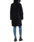 Women's Grooved Faux-Fur Hooded Coat