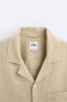 VISCOSE/LINEN BLEND SHIRT