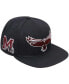 Фото #1 товара Men's Black Maryland Eastern Shore Hawks Arch Over Logo Evergreen Snapback Hat