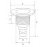 Фото #2 товара Автоматический выключатель Nuova Rade Flush Flange 1.5´´ с штуцером для шланга 40 мм