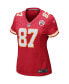 Фото #3 товара Women's Travis Kelce Red Kansas City Chiefs Game Jersey