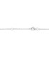 ფოტო #4 პროდუქტის EFFY® Diamond Pavé Heart 18" Pendant Necklace (3/8 ct. t.w.) in 14k White Gold