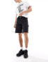 Sixth June worker denim shorts in black