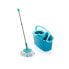 Фото #1 товара Ведро для мытья полов Leifheit Clean Twist Disc Mop Синий бирюзовый 2 g