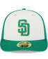Фото #2 товара Men's White, Green San Diego Padres 2024 St. Patrick's Day Low Profile 59FIFTY Fitted Hat