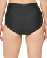 Фото #2 товара Women's High-Waist Cross-Over Tummy-Control Bikini Bottoms