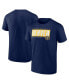 Фото #1 товара Men's Navy Denver Nuggets Box Out T-Shirt