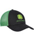 Фото #3 товара Men's Black John Deere Classic Trucker Adjustable Hat