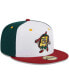 Фото #4 товара Men's White Altoona Curve Theme Nights Altoona Pizzas 59FIFTY Fitted Hat